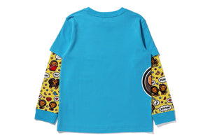 BABY MILO SPEECH BALLOON LAYERED L/S TEE KIDS