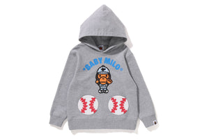 BABY MILO BASEBALL PULLOVER HOODIE KIDS