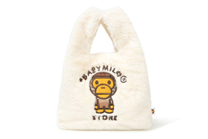 BABY MILO FUR TOTE BAG